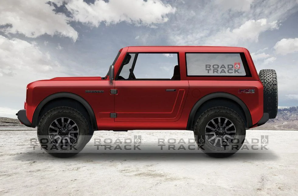Ford Bronco 2020 Ford Bronco renders based on official teaser 2020-ford-bronco-10