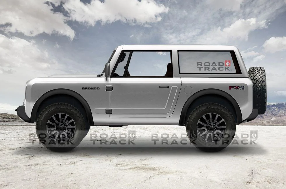 Ford Bronco 2020 Ford Bronco renders based on official teaser 2020-ford-bronco-11