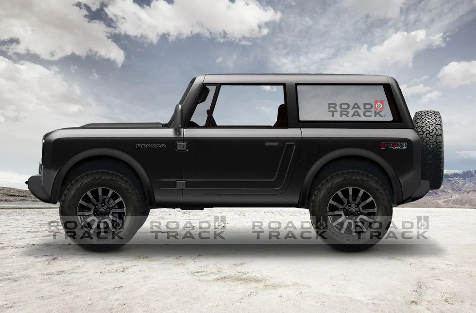 Ford Bronco 2020 Ford Bronco renders based on official teaser 2020-ford-bronco-12