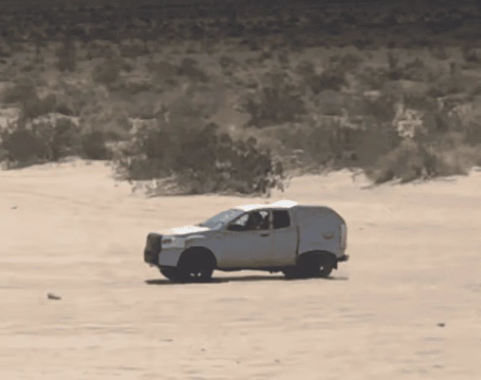 Ford Bronco Ugly Test Mule Frankenranger sand 01
