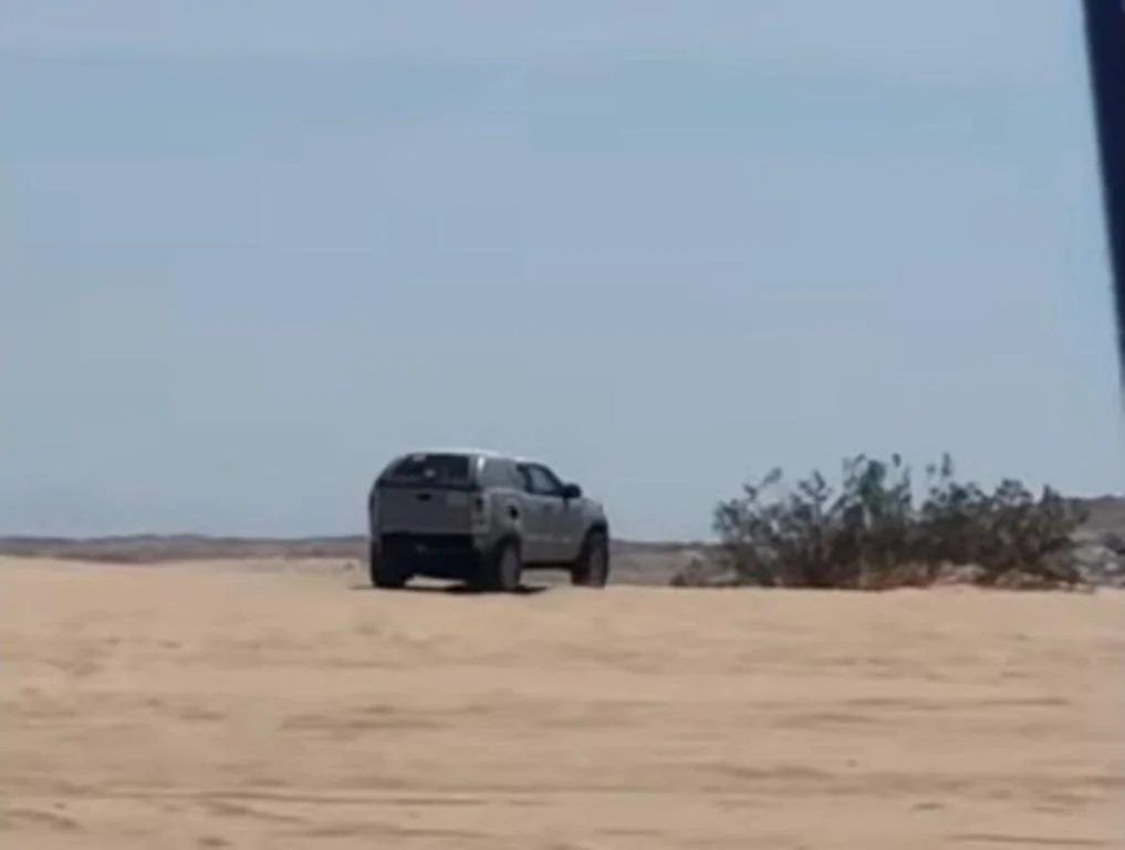 Ford Bronco Ugly Test Mule Frankenranger sand 02