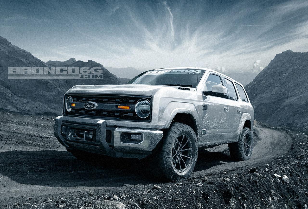Ford Bronco 2020-2021 Ford Bronco Four-Door Concept Rendering Bronco6G-FordBronco2
