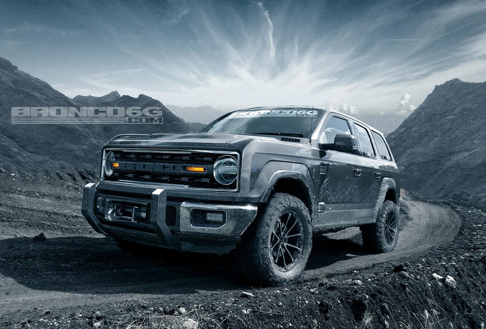 Ford Bronco 2020-2021 Ford Bronco Four-Door Concept Rendering Bronco6G-FordBronco1