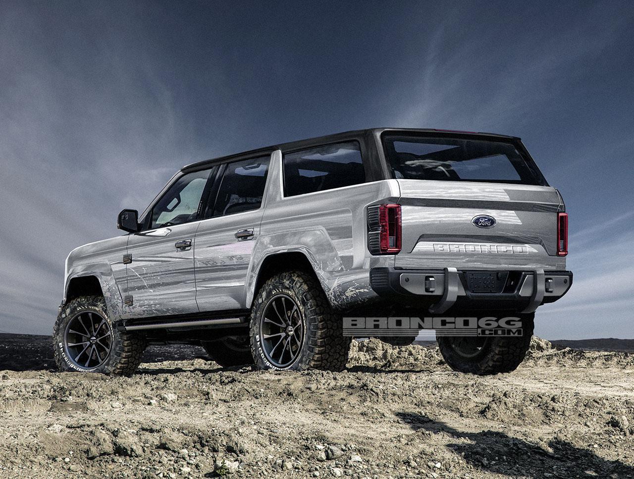 Ford Bronco 2020-2021 Ford Bronco Four-Door Concept Rendering Bronco6G-FordBronco-Rear4