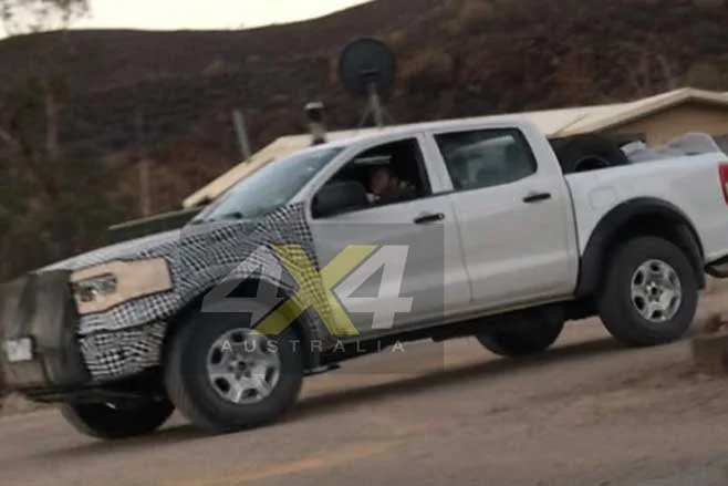 Ford Bronco Ugly Test Mule Ford-Ranger-mules-Australia-spyshots