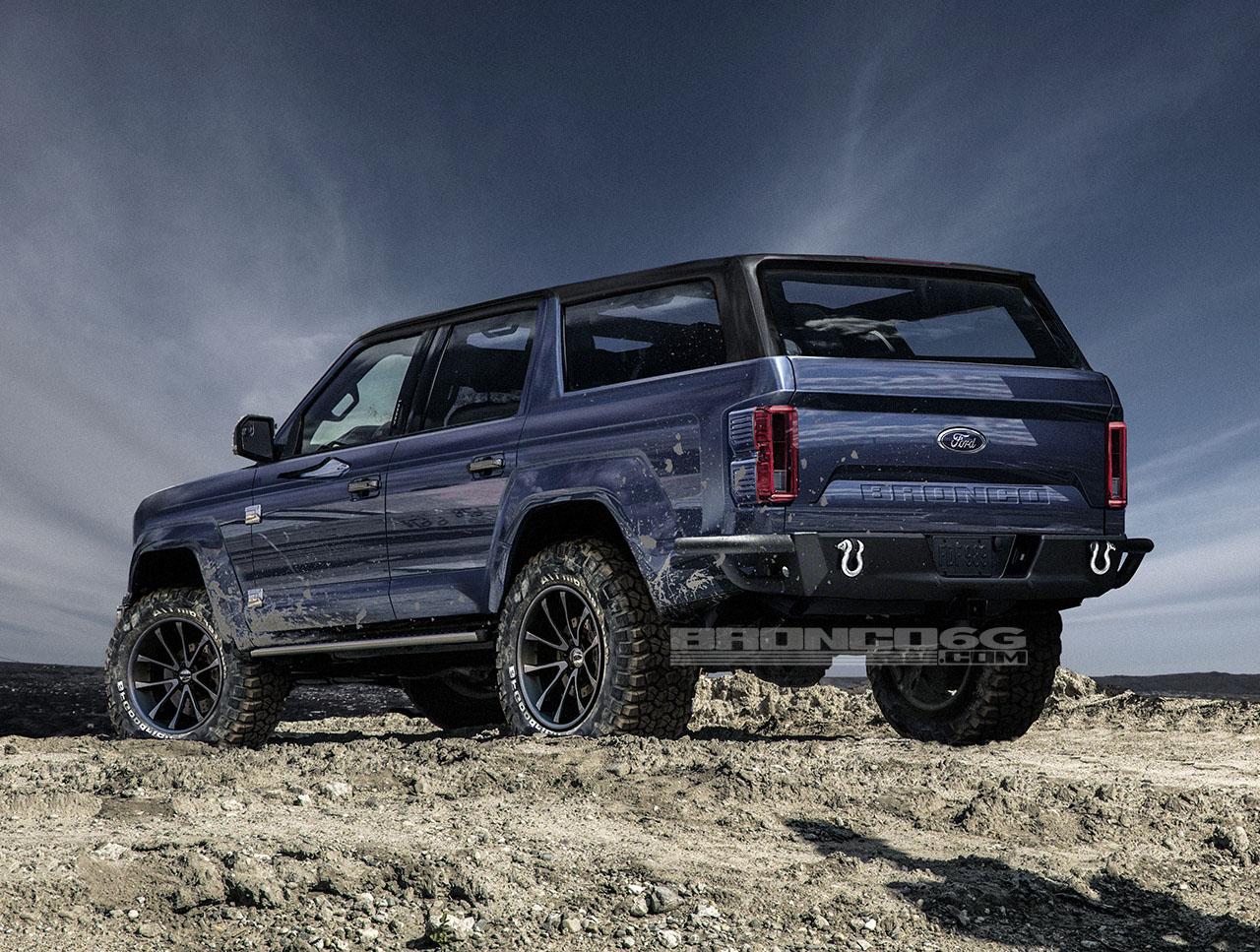 Ford Bronco 2020-2021 Ford Bronco Four-Door Concept Rendering Bronco6G-FordBronco-Rear7