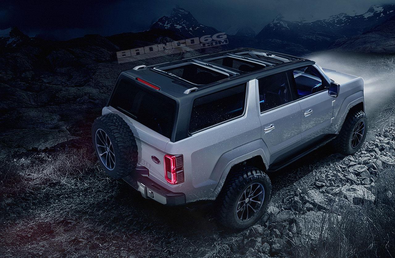 Ford Bronco 2020-2021 Ford Bronco Four-Door Concept Rendering Bronco6G-FordBronco-Top1