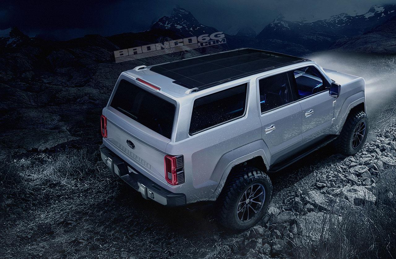 Ford Bronco 2020-2021 Ford Bronco Four-Door Concept Rendering Bronco6G-FordBronco-Top3