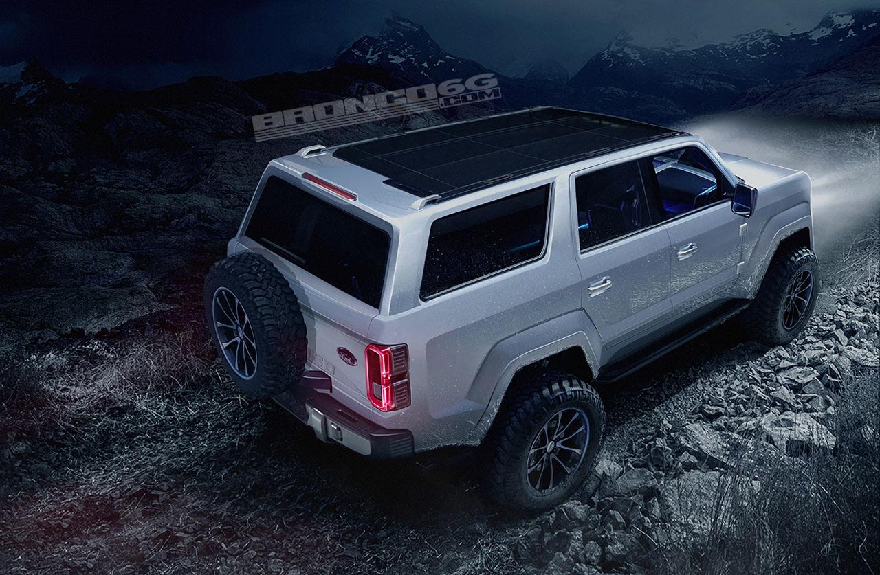 Ford Bronco 2020-2021 Ford Bronco Four-Door Concept Rendering Bronco6G-FordBronco-Top4
