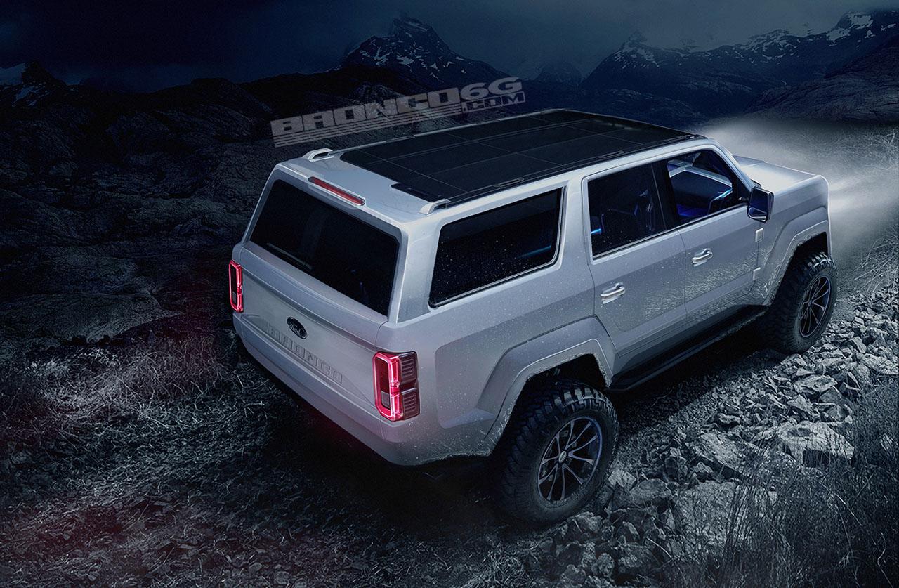 Ford Bronco 2020-2021 Ford Bronco Four-Door Concept Rendering Bronco6G-FordBronco-Top5