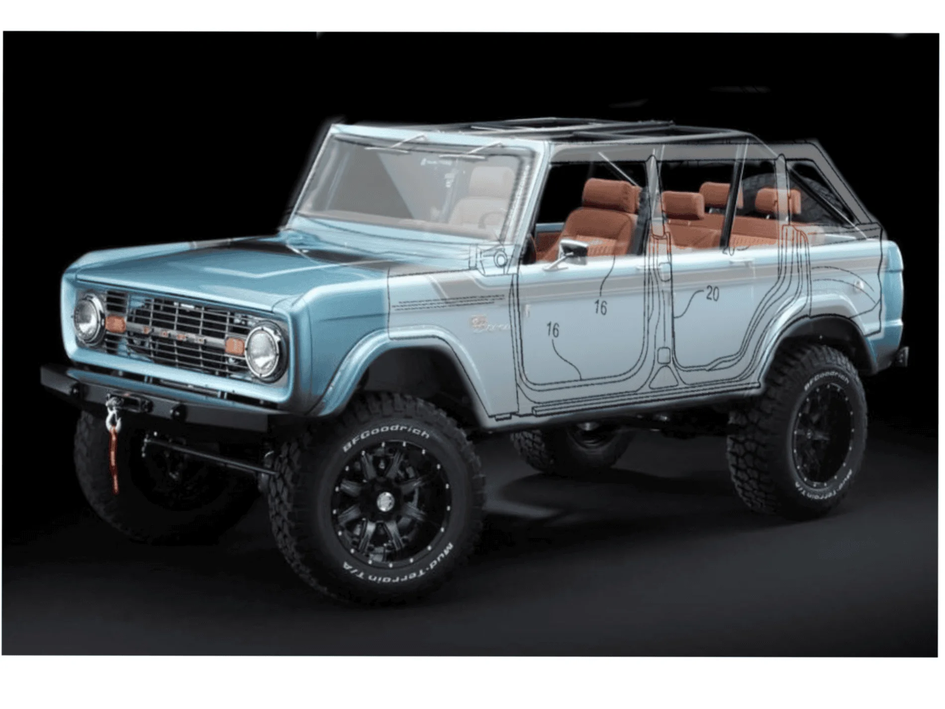 Ford Bronco Ford Bronco patent for removable roll cage!? 76E0AE0E-2658-4543-961E-39378AEB8636