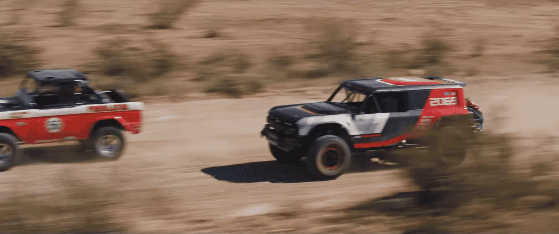 Ford Bronco Bronco R Race Prototype Revealed for Baja 1000! bronco v bronco