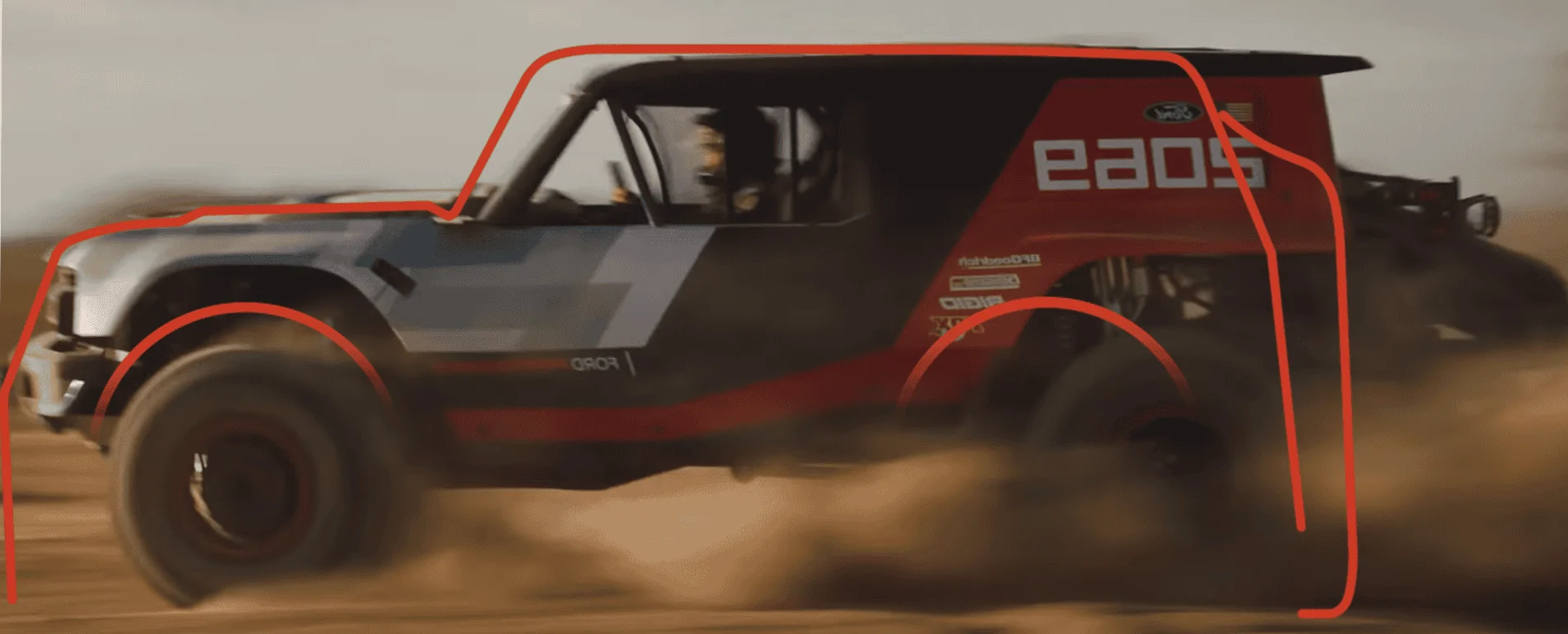 Ford Bronco Bronco R Race Prototype Revealed for Baja 1000! Bronco vs Silhouett