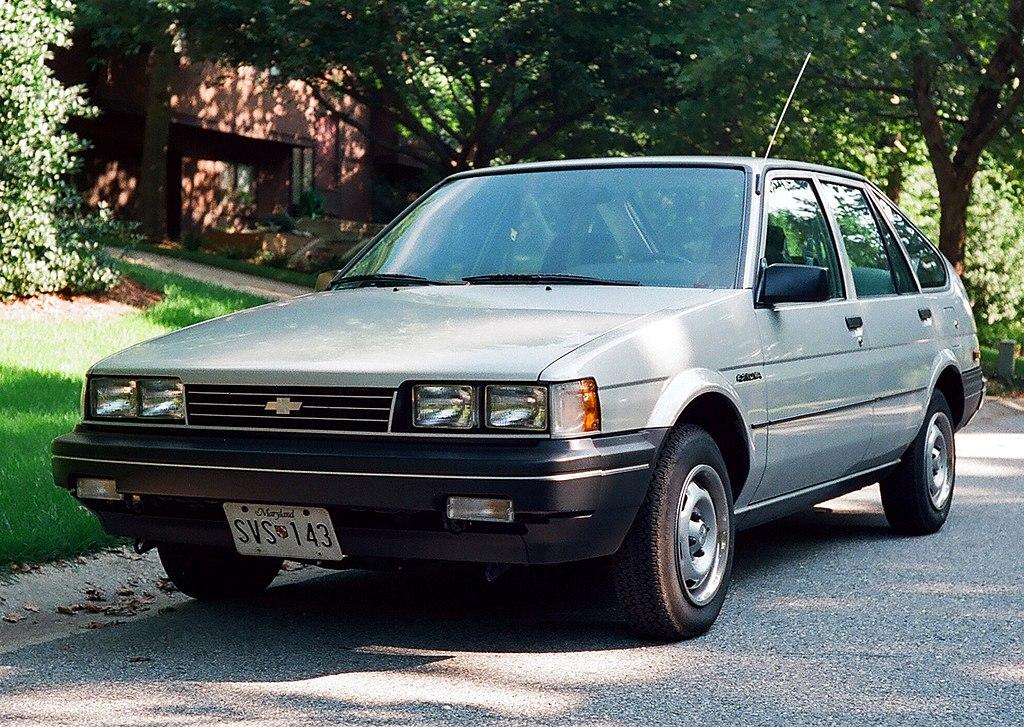Ford Bronco Ford Mach E prototype spotted for the first time 1024px-1988_Chevrolet_Nova_liftback_when_new%2C_front_left