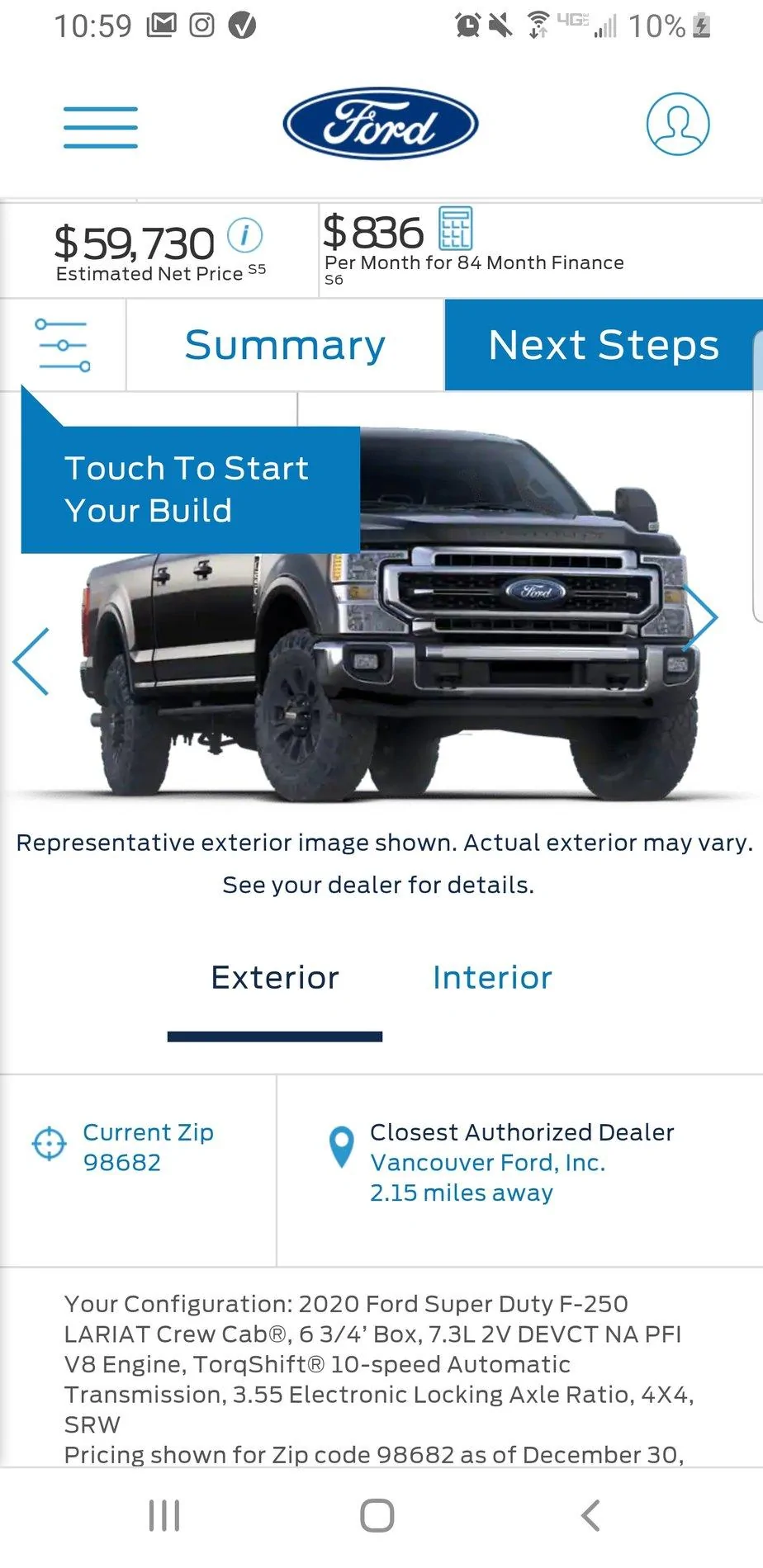 Ford Bronco What's Your Price Cap? Screenshot_20191230-225957_Chrom