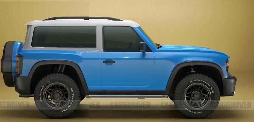 Ford Bronco Car and Driver 4 door renders Thing2