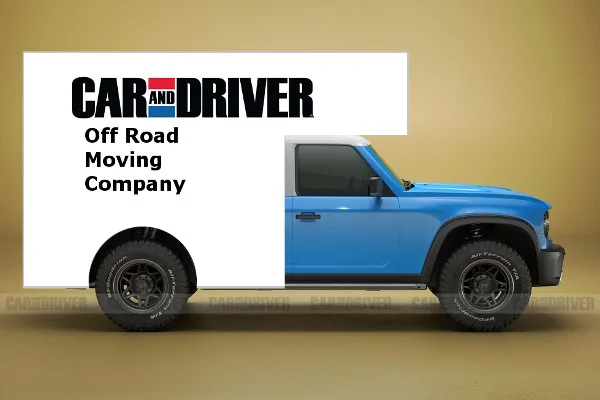 Ford Bronco Car and Driver 4 door renders CnD MC