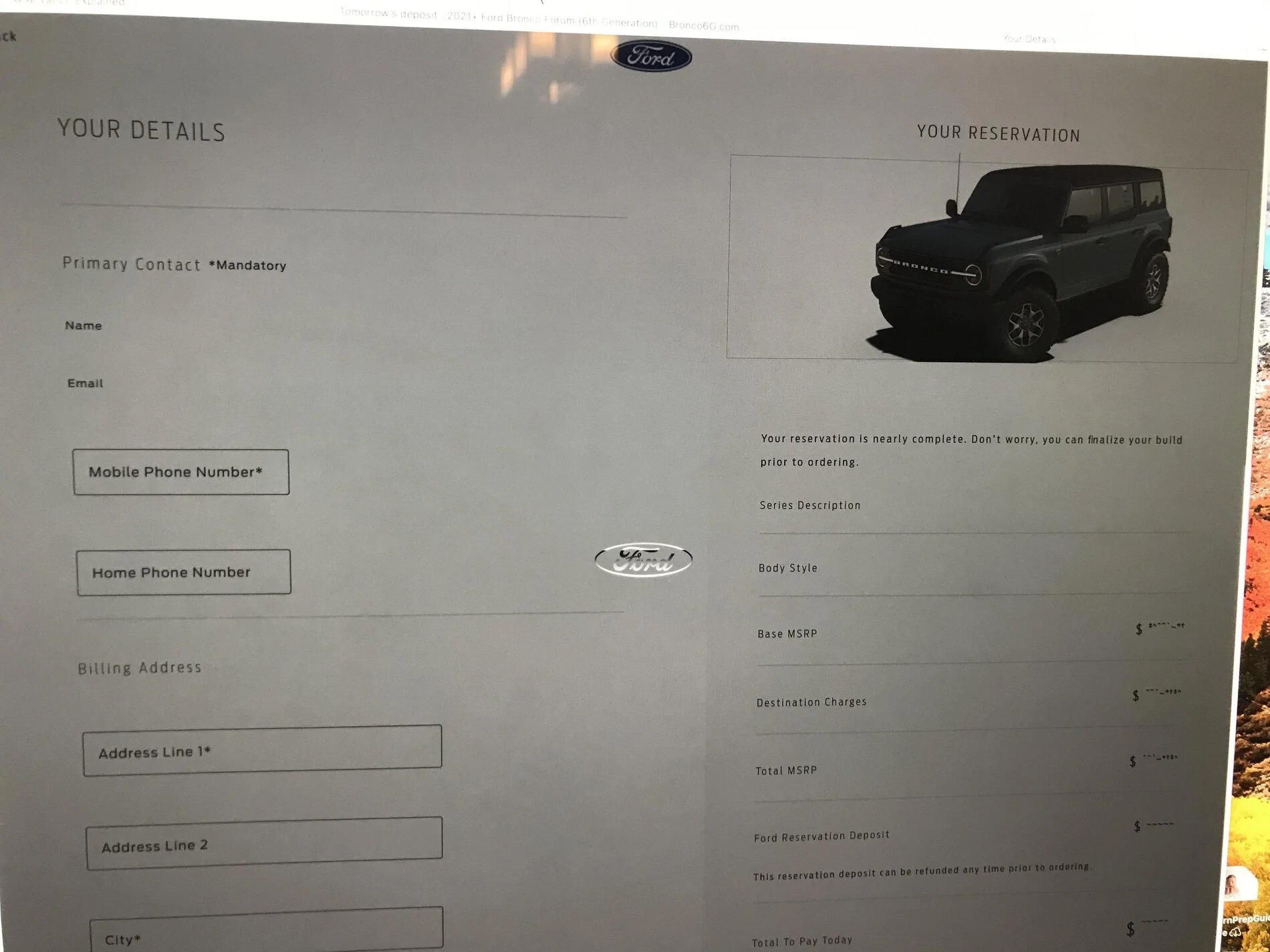 Ford Bronco Epic fail on the reservations 9FD33EA6-5812-466D-9247-E97CC03BF3C7