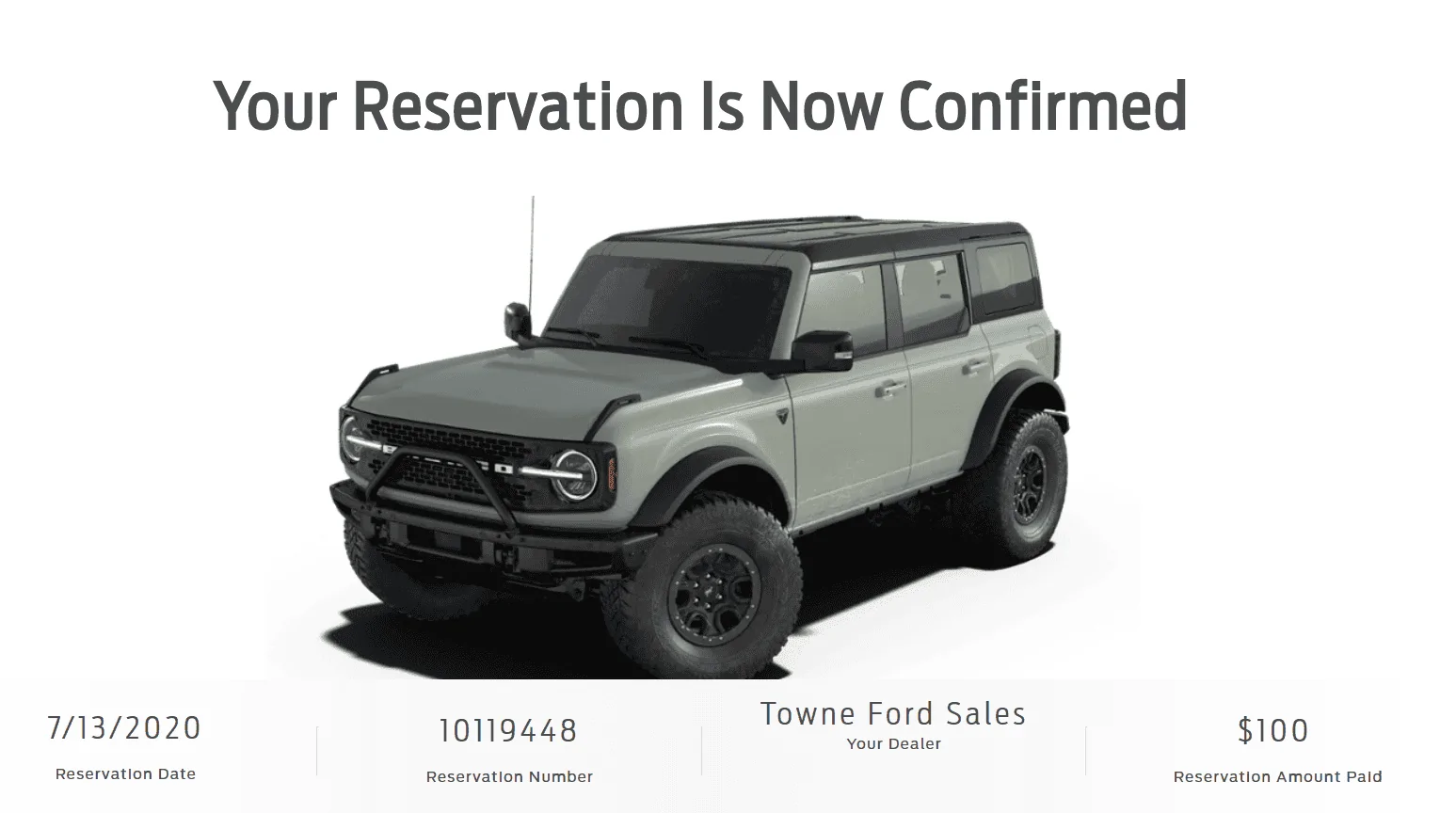 Ford Bronco Bronco Reservations Tracking List & Stats [Enter Yours!] 1594691467508