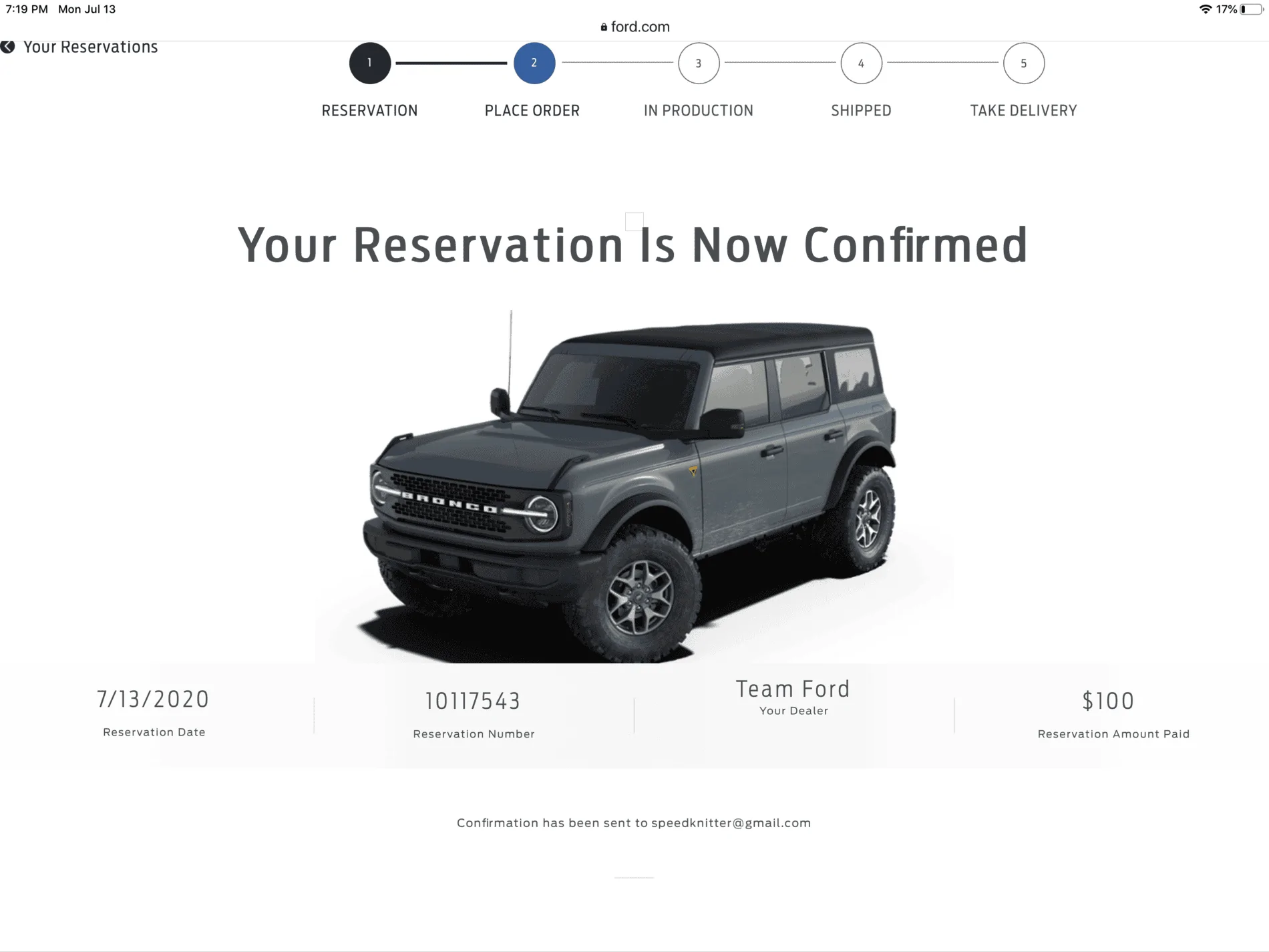 Ford Bronco Reservation Confirmed! 9261F2CC-2294-4CA5-B7C5-DA514203E1CF