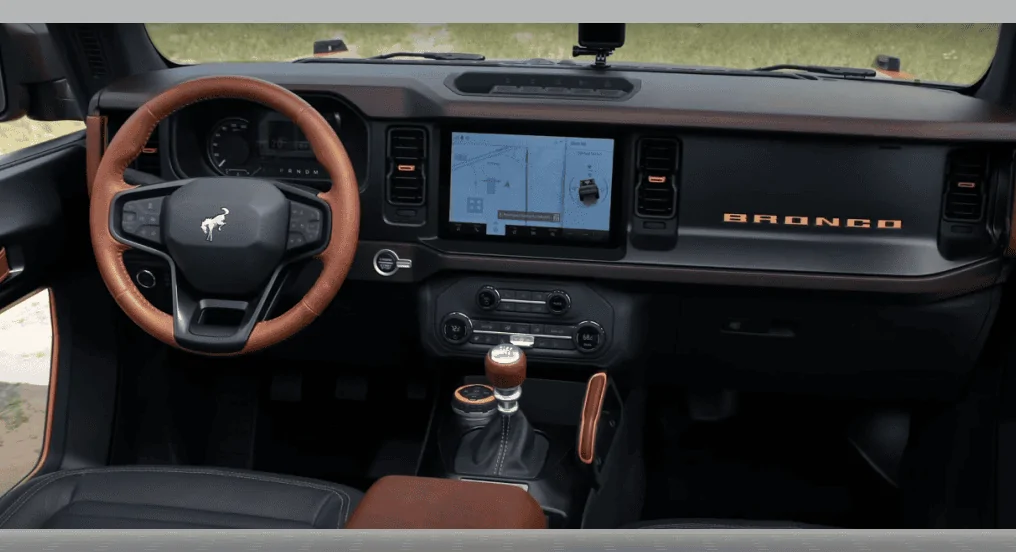 Ford Bronco Blue Interior interiorbronc