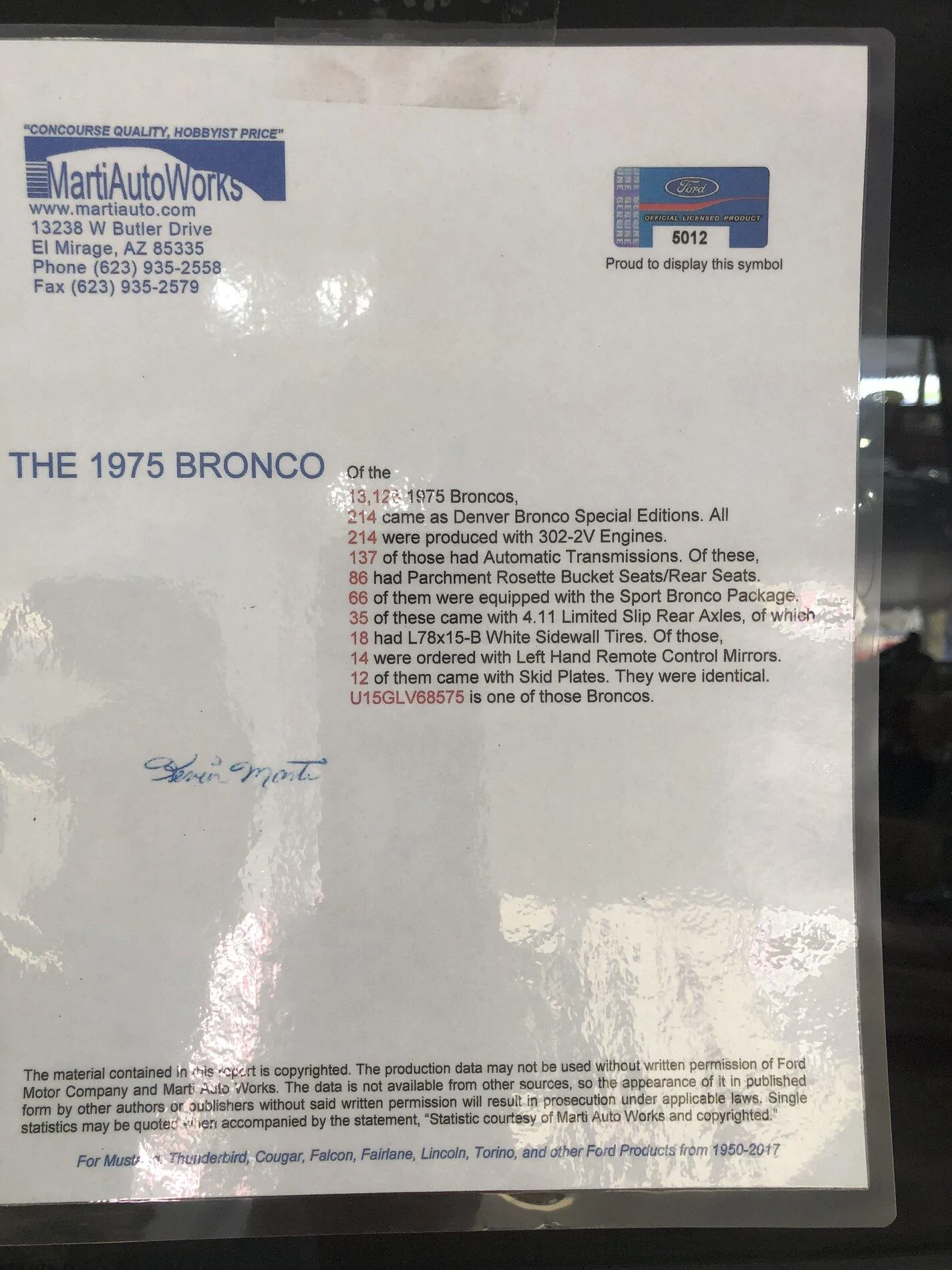 Ford Bronco Mecum Auction Vintage Bronco's IMG_3720