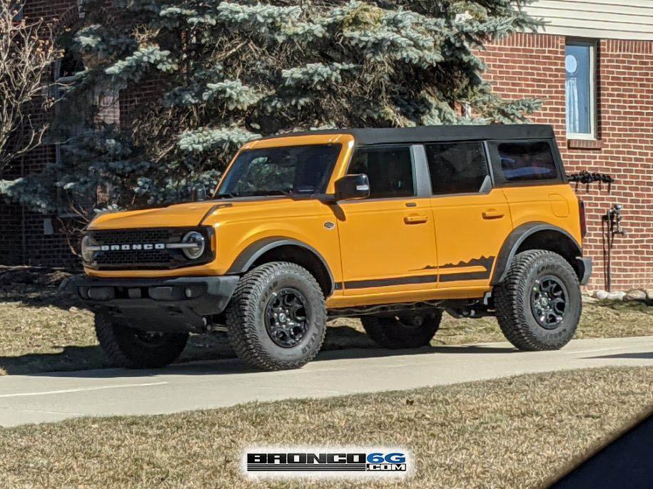 Ford Bronco Your Favorite Bronco Pic? 2021 bronco cyber orange wildtrak 4-door soft top 1