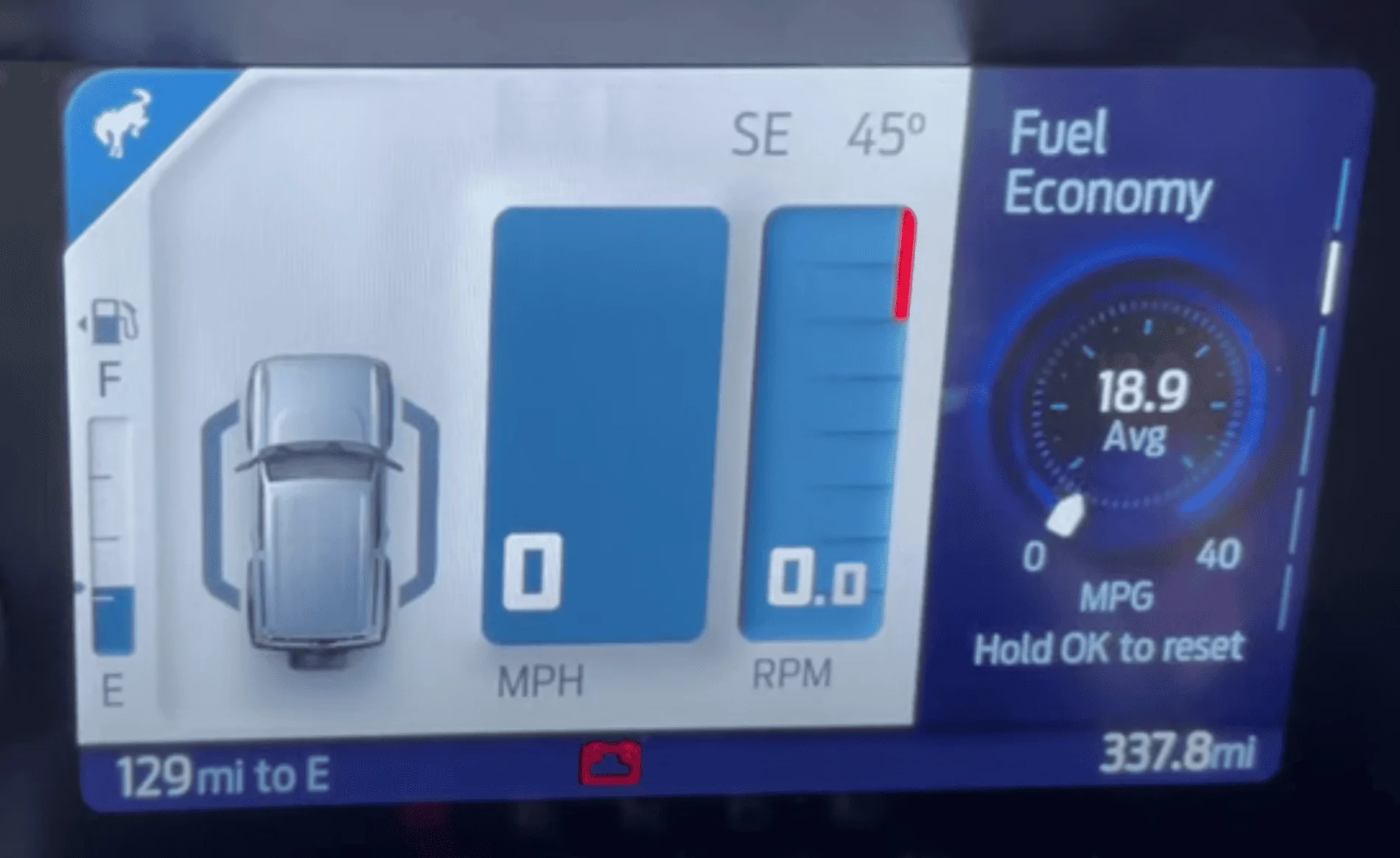 Ford Bronco GOAT Mode Screen & Driver Info Screen Video 1616434080074