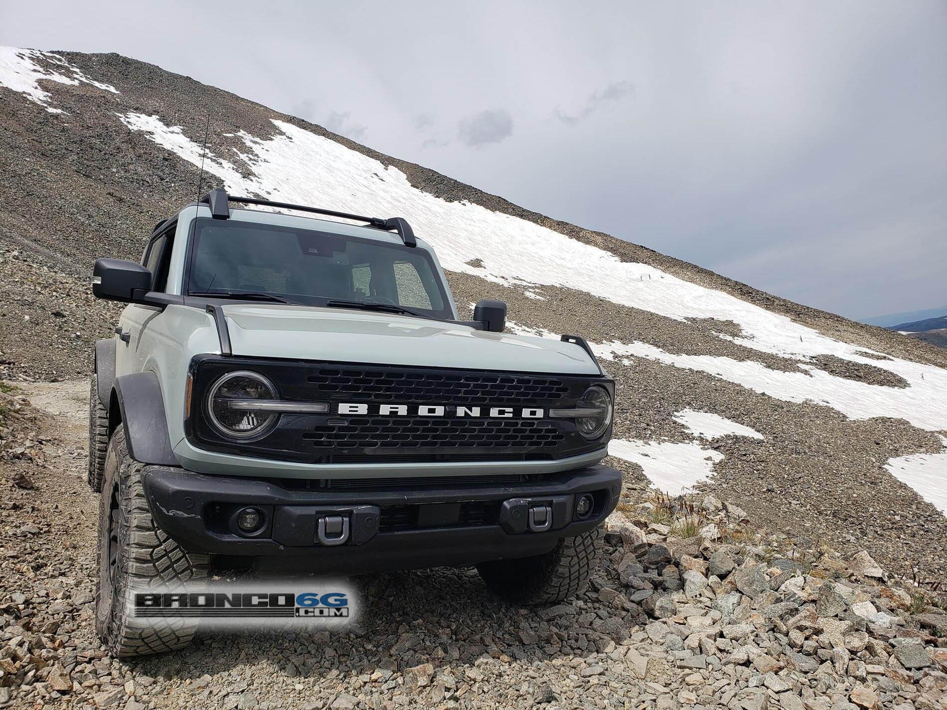 Ford Bronco Your Favorite Bronco Pic? cactus-gray-ford-bronco-testing-