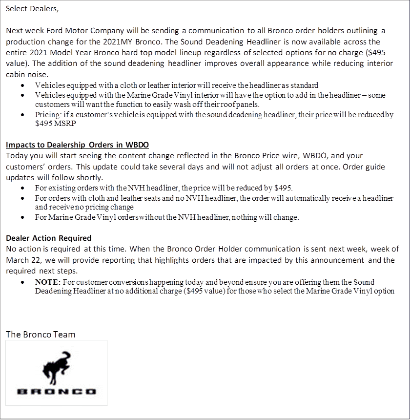 Free NVH Sound Deadening Headliner letter to dealer.png