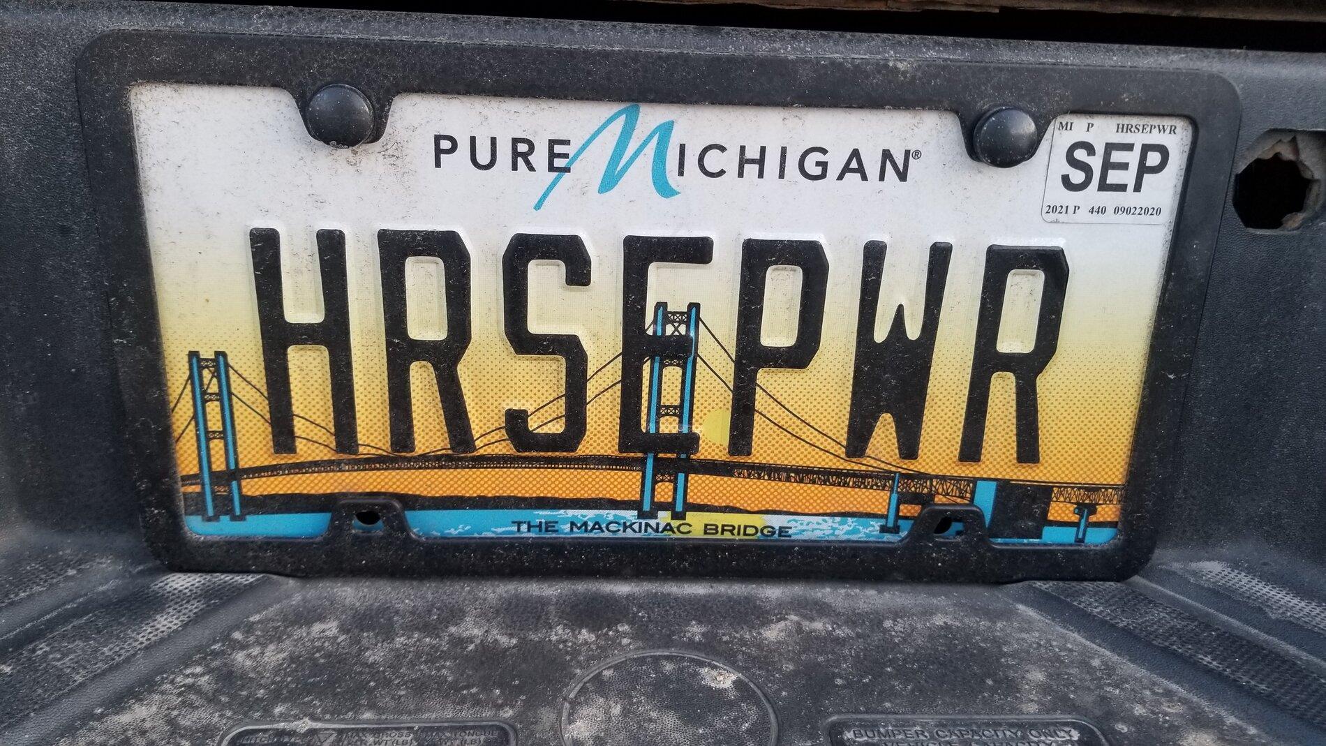 Ford Bronco Custom vanity license plate for Bronco? 20210227_175400