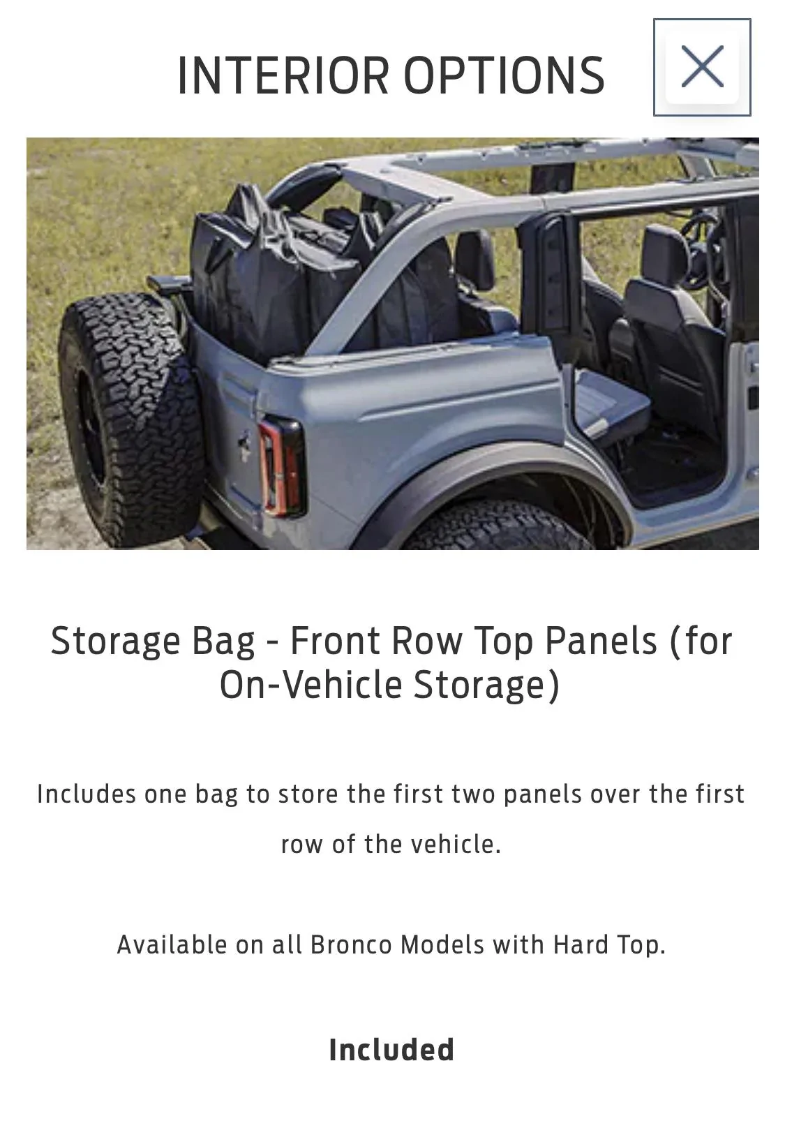 Ford Bronco Door Bags C854C38B-EA33-4FFC-8734-CDD2681D24F7