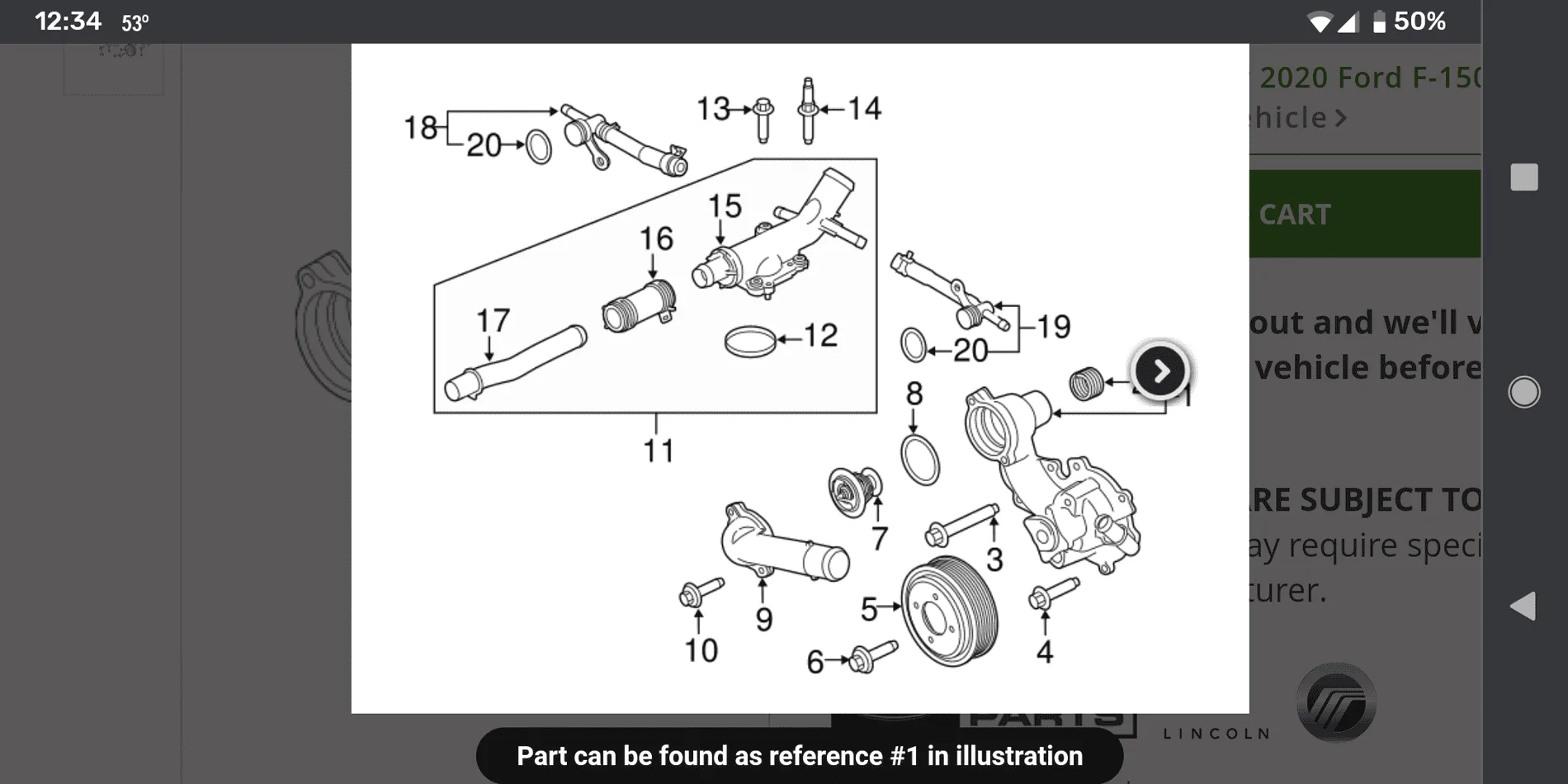 Ford Bronco 2.7 Ecoboost running timing gear driven water pump? Screenshot_20210326-123413