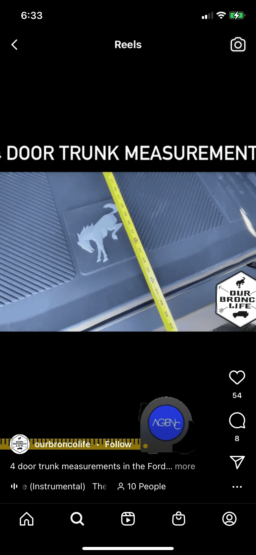 Ford Bronco 4 door cargo area depth (including hump) 37.5” 58B45115-4B3B-4331-A4A2-0431618AF4AC