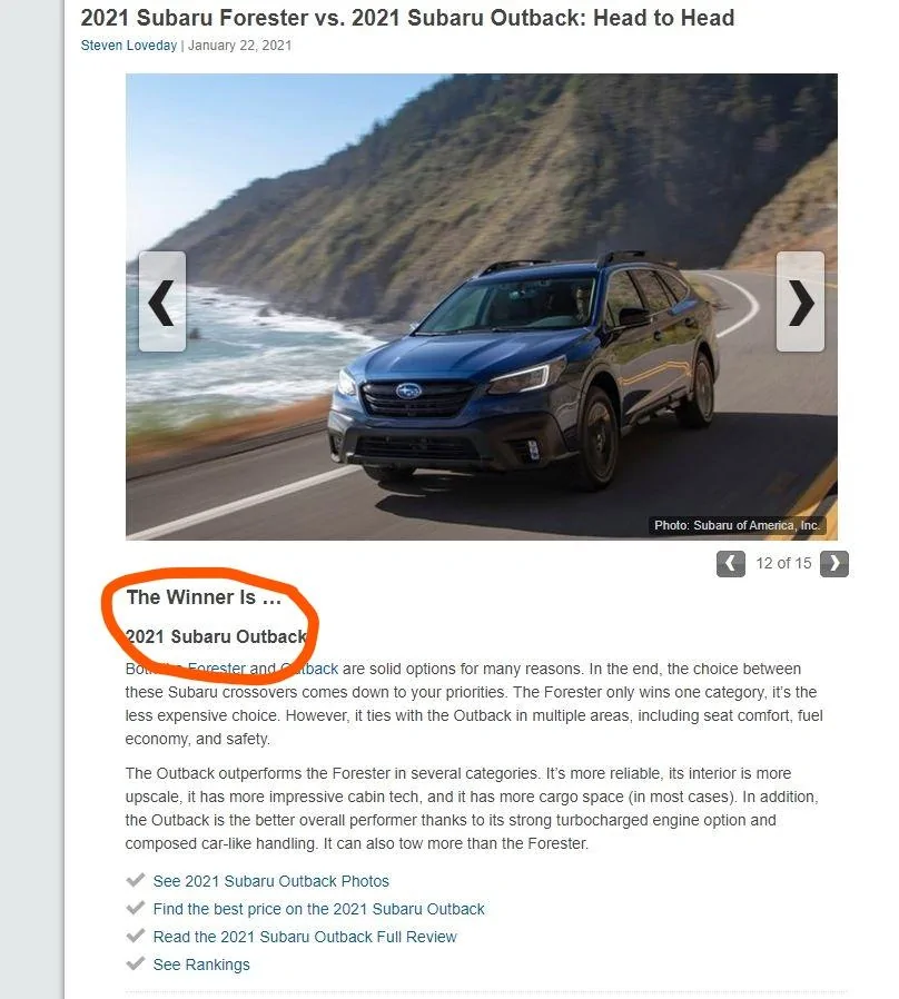 Ford Bronco 2022 Outback Wilderness winner