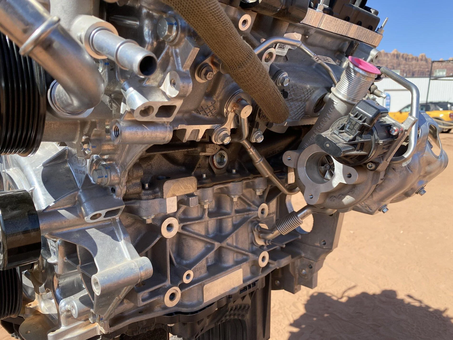 Ford Bronco Bronco 2.7L Engine Pictures From Moab IMG_7479