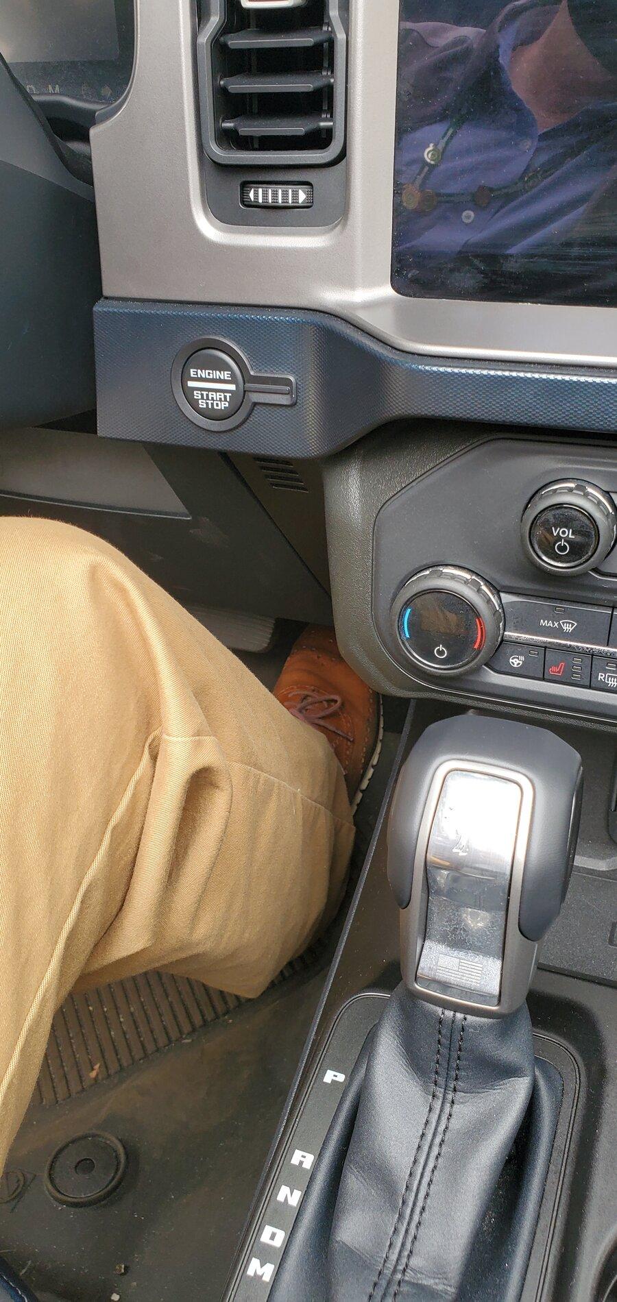 Ford Bronco 6' 7" Legroom Tested 2021 Bronco 4-Door -- With Pics 20210405_120749