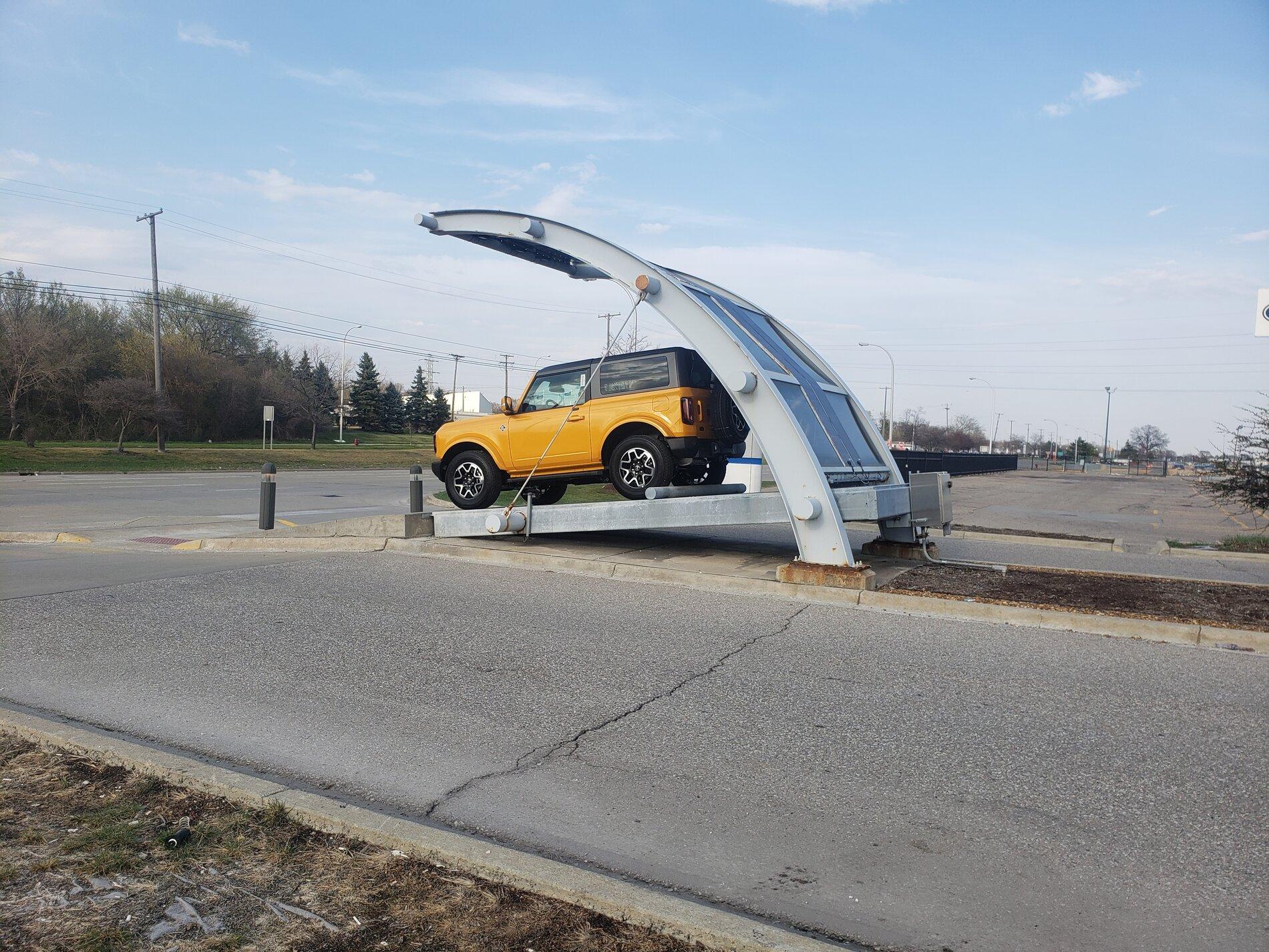 Ford Bronco Bronco now being displayed on the MAP showcase pedestal 20210407_180602