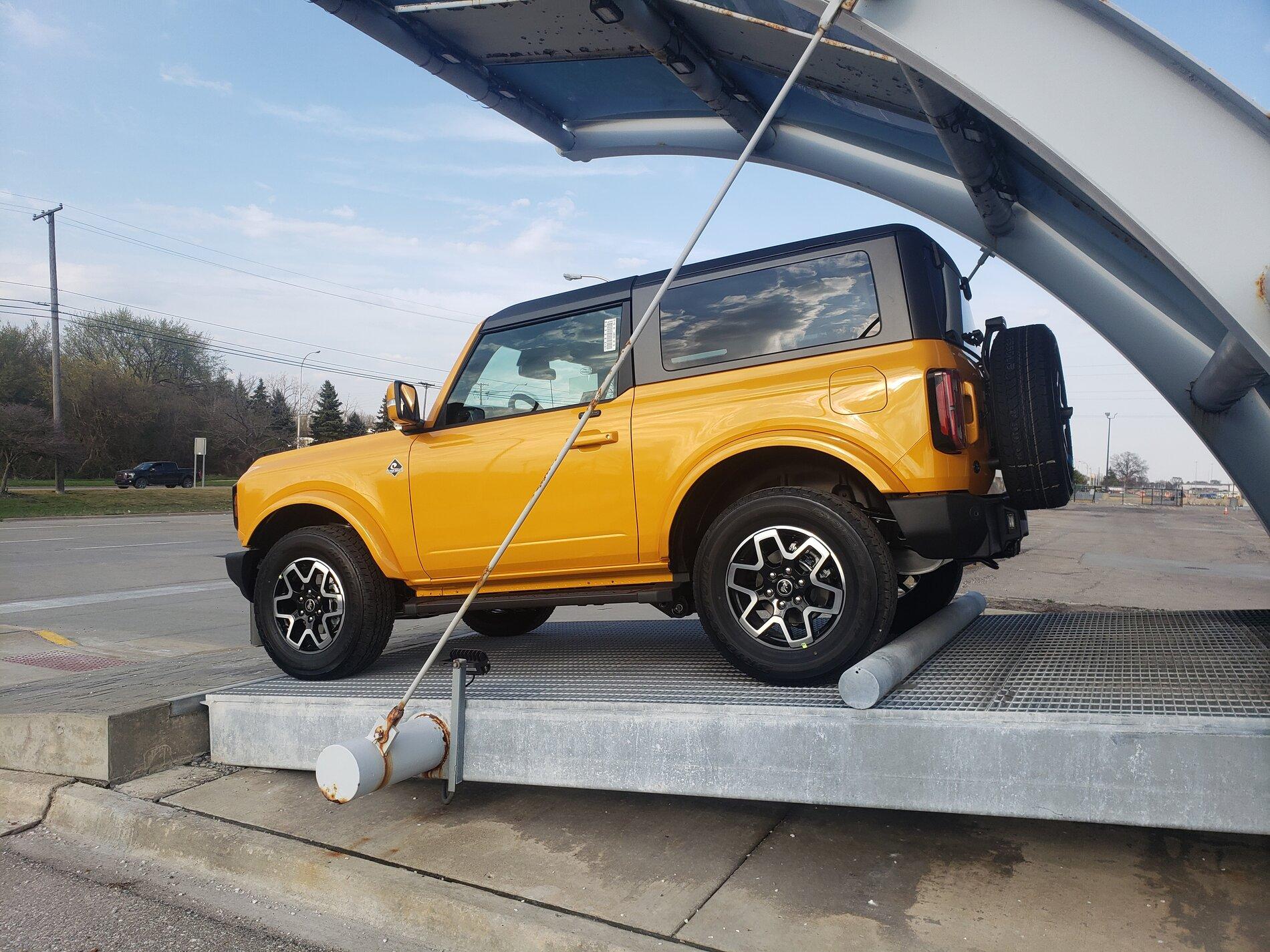 Ford Bronco Bronco now being displayed on the MAP showcase pedestal 20210407_180609