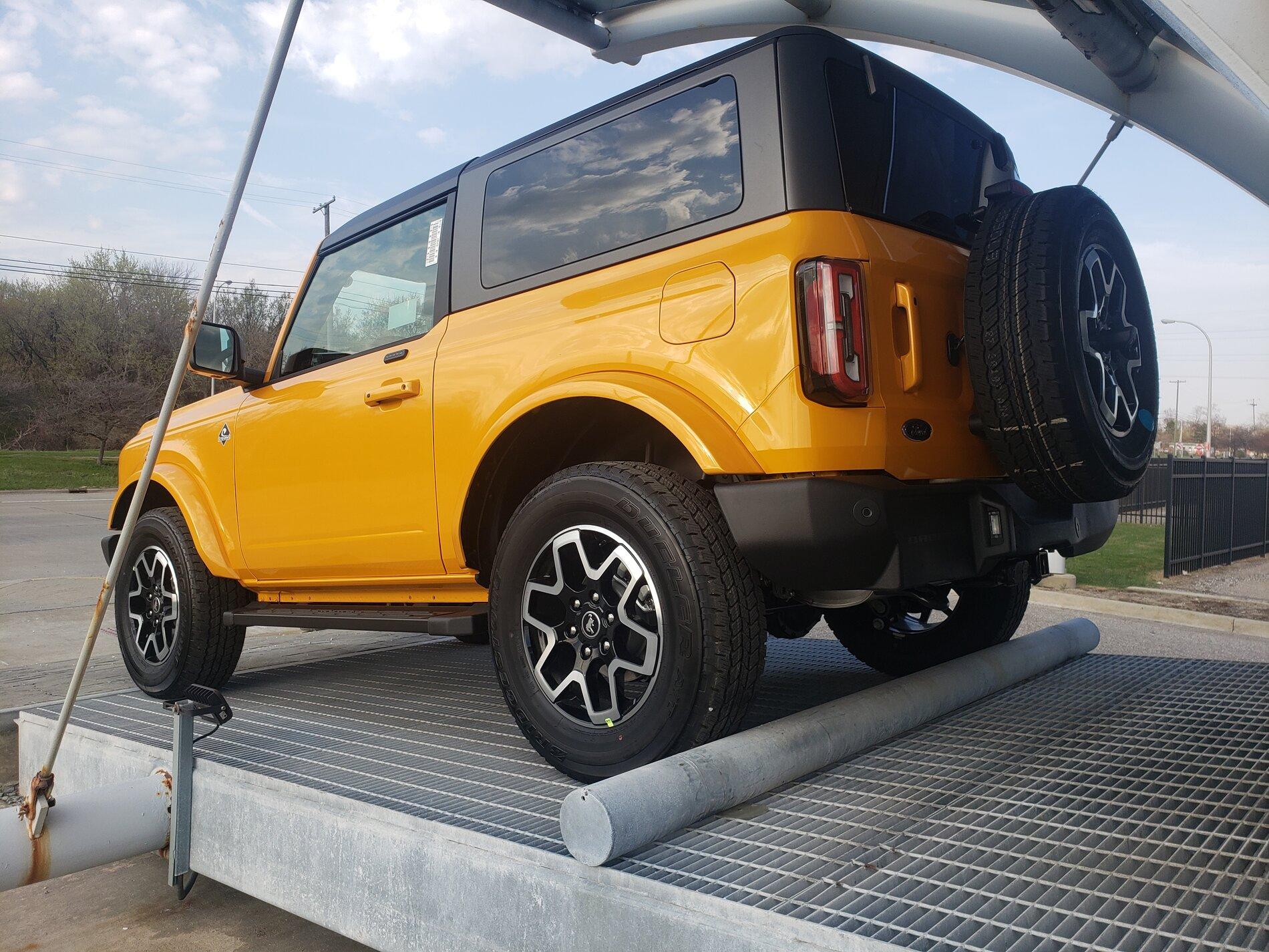 Ford Bronco Bronco now being displayed on the MAP showcase pedestal 20210407_180911