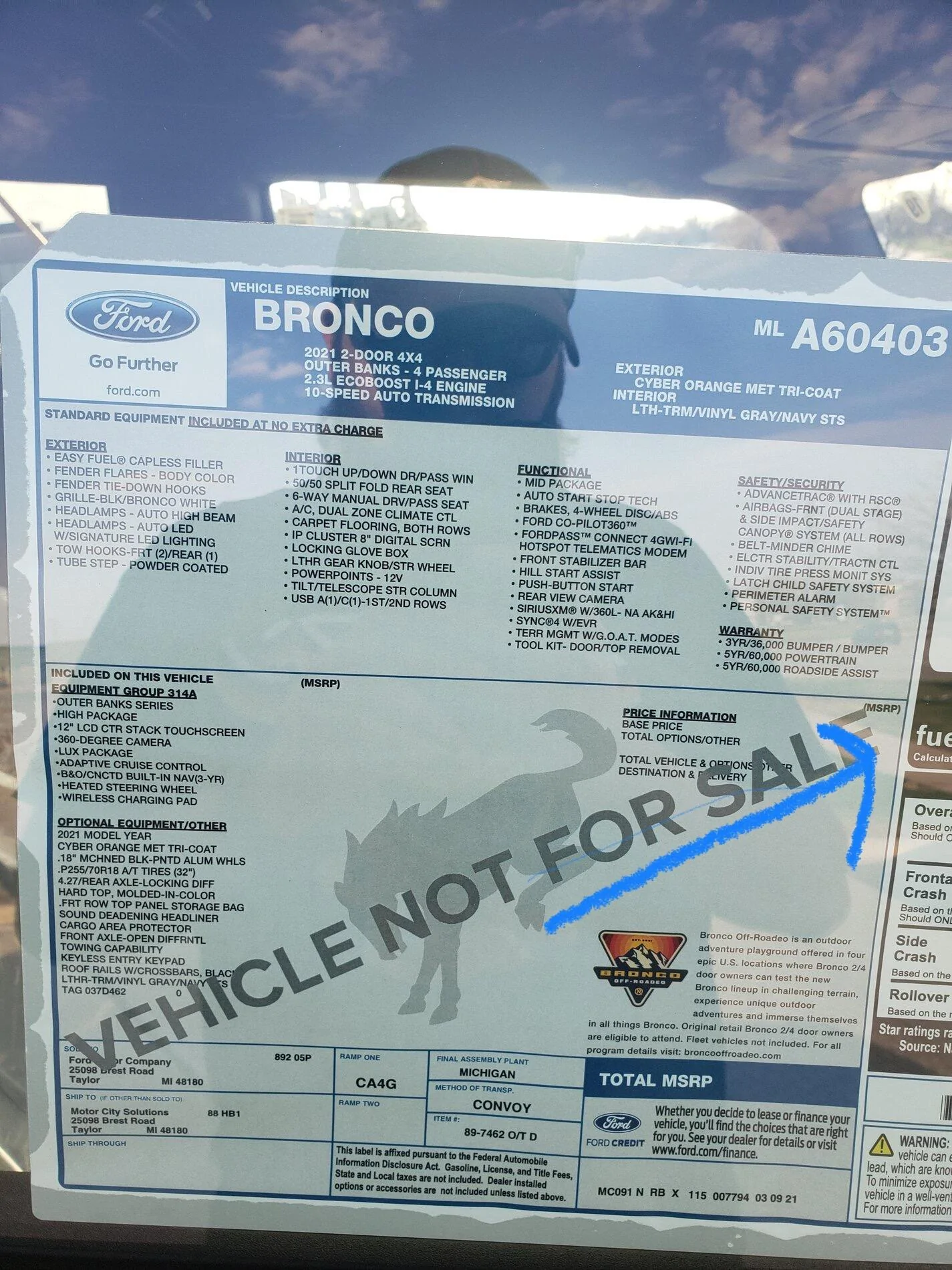 Ford Bronco Bronco now being displayed on the MAP showcase pedestal ADDAB1AB-BE5F-48FF-97F3-389C6A06CC59