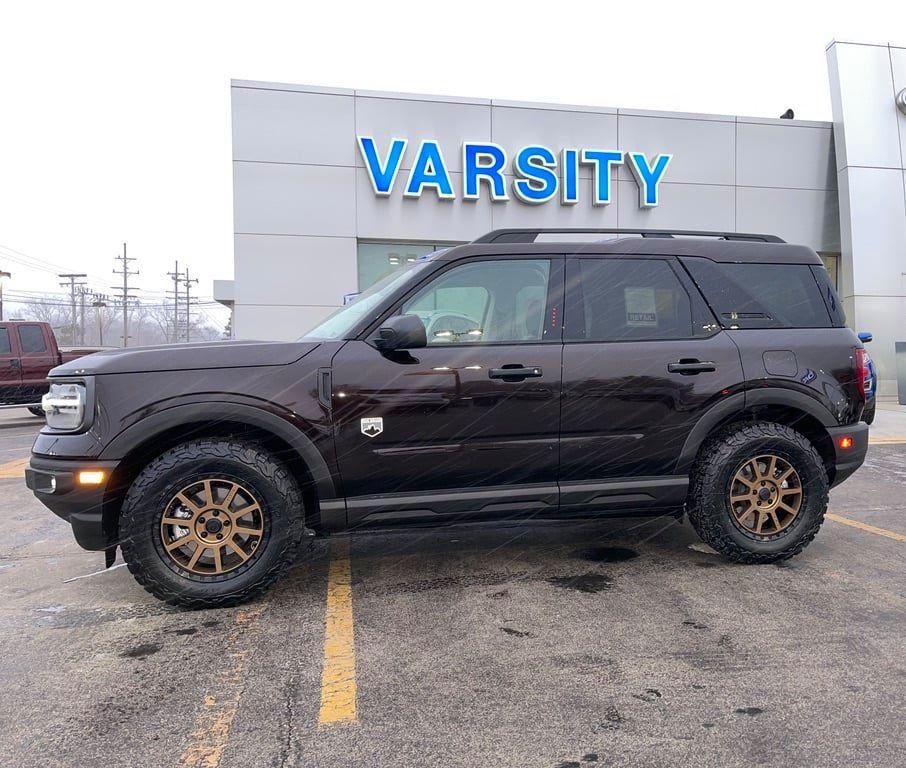 Ford Bronco Brown Color for 2022? Kodiak Brown Bronco Sport Big Bend with ALPHAequipt Foxtrot Wheels in Bronze 1