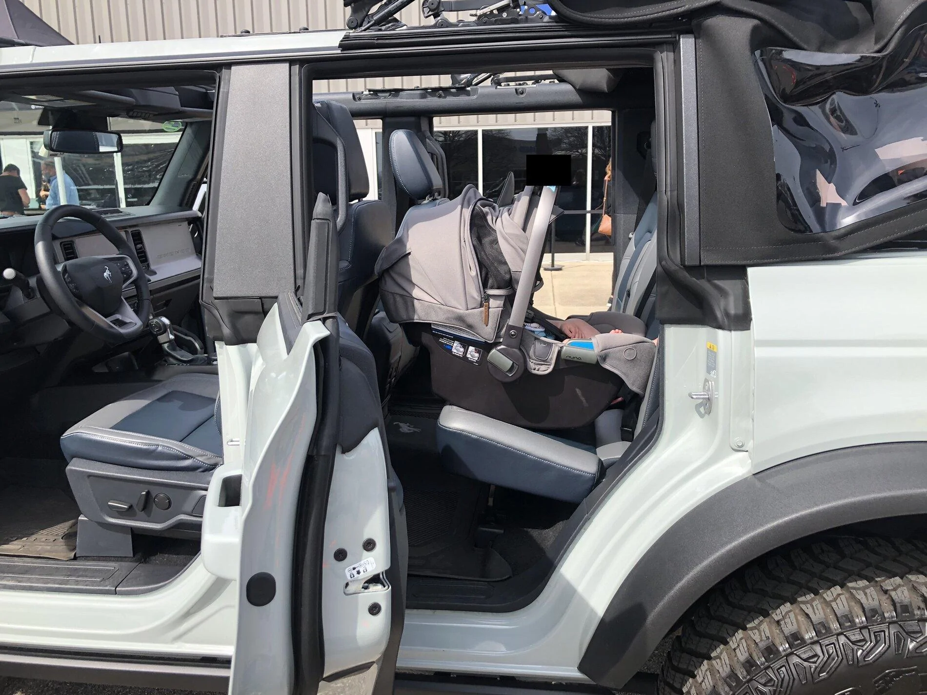 Ford Bronco I took rear facing infant car seat photos so you don’t have to... (plus other impressions from Ricart Ford Columbus event) 102B08DE-9792-42C6-B142-60DAE0D670B9