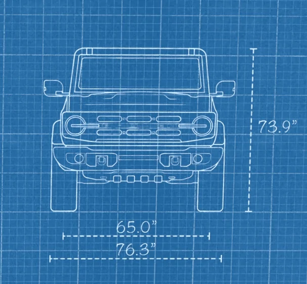 Ford Bronco Max Lightbar width? 1618201047015