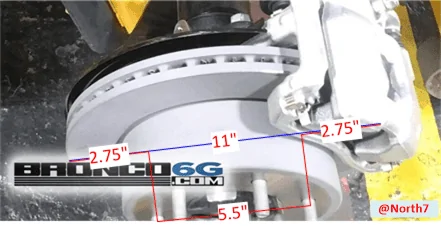 Ford Bronco Anyone going 40 inch tires? Brake Rotors 11 inch