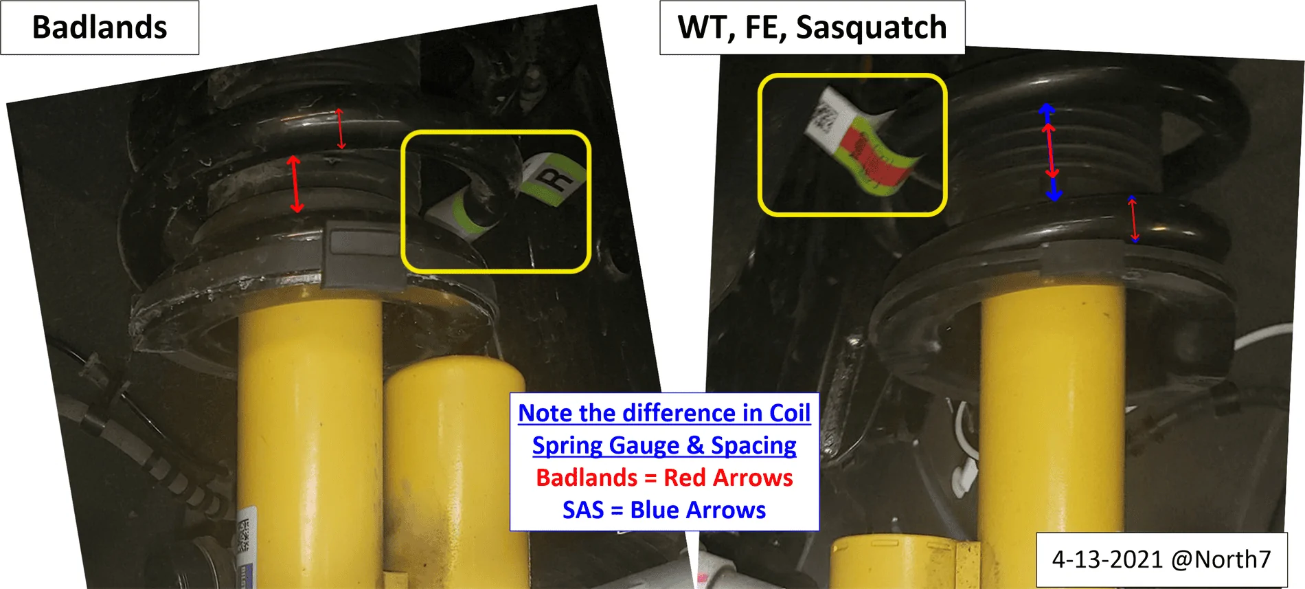 Ford Bronco Bilstein HOSS & Position Sensitive Dampers Part Numbers & Differences Badlands vs SAS Springs 1