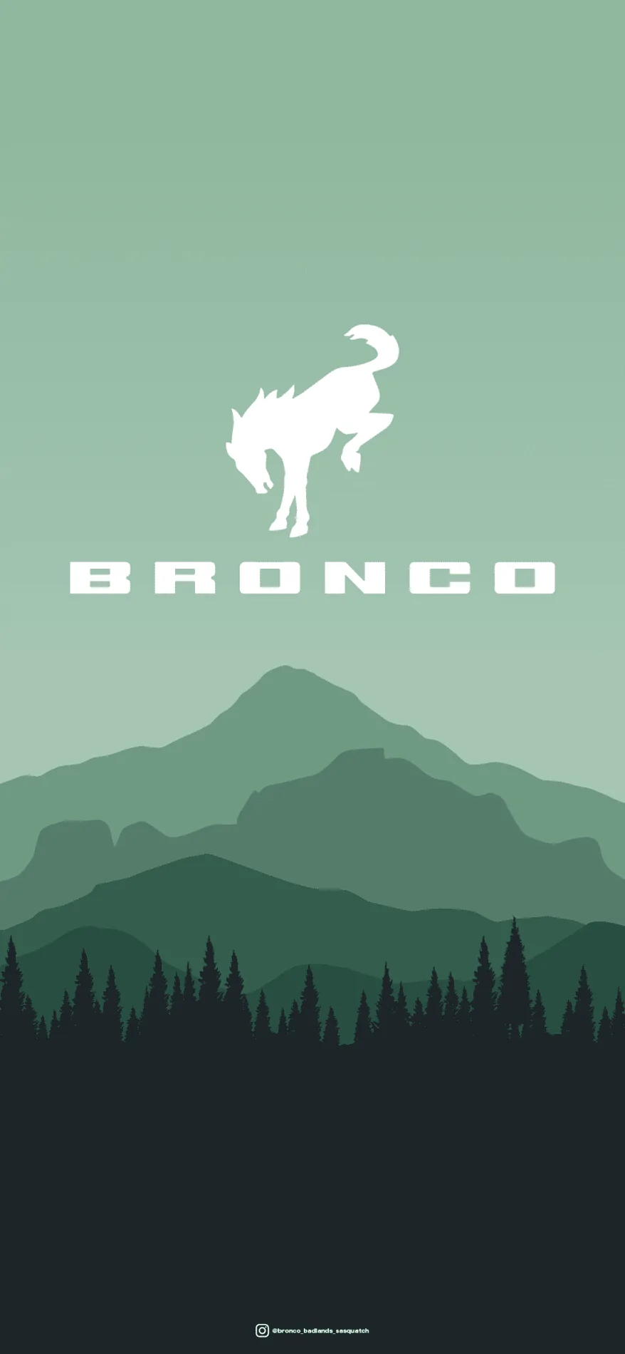 Ford Bronco Bronco Desktop and Phone Backgrounds Bronco - Green Background iPhon