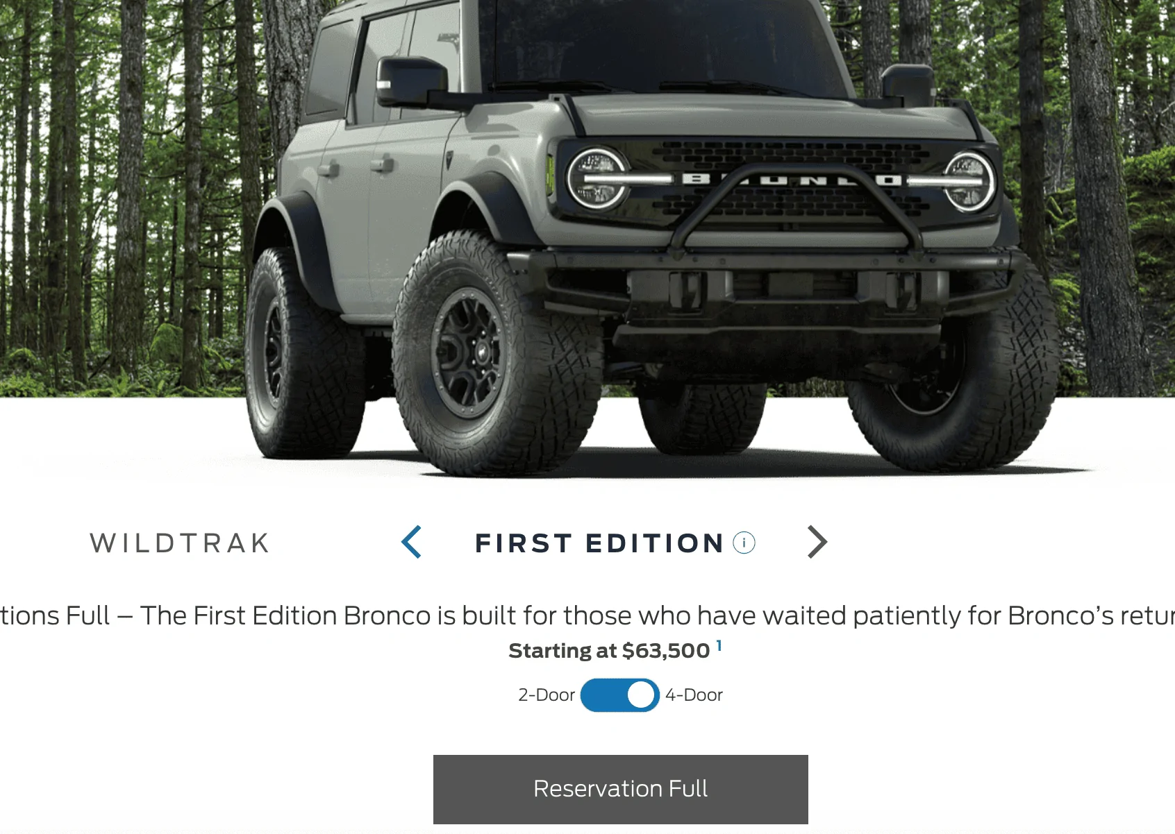 Ford Bronco First Edition Bronco Thread Screen Shot 2020-07-14 at 5.32.05 PM