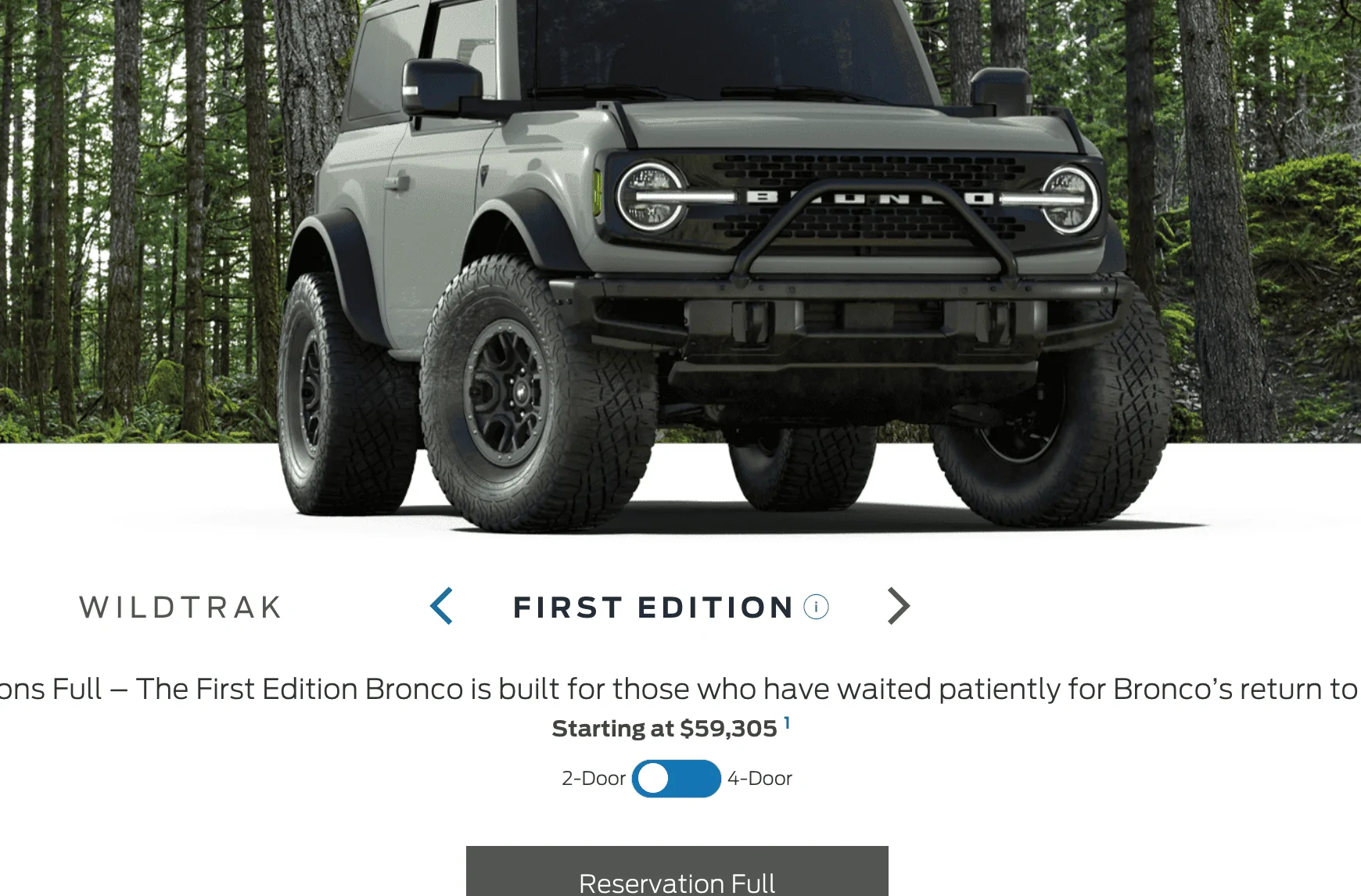 Ford Bronco First Edition Bronco Thread Screen Shot 2020-07-14 at 5.31.56 PM