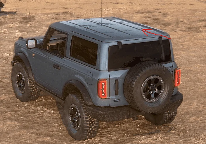 Ford Bronco Oval on the hard top? 1594833685483